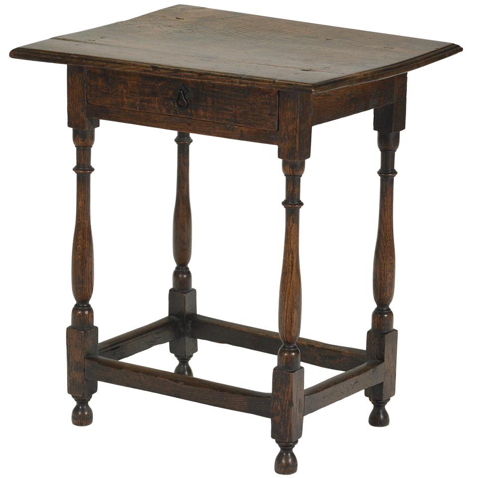 English Oak Small Side Table