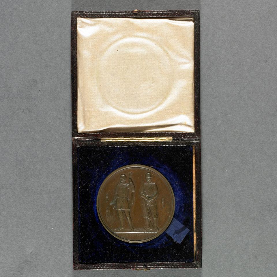 National Rifle Association Copper Medal for Marksmanship, G. G. Adams, 1860