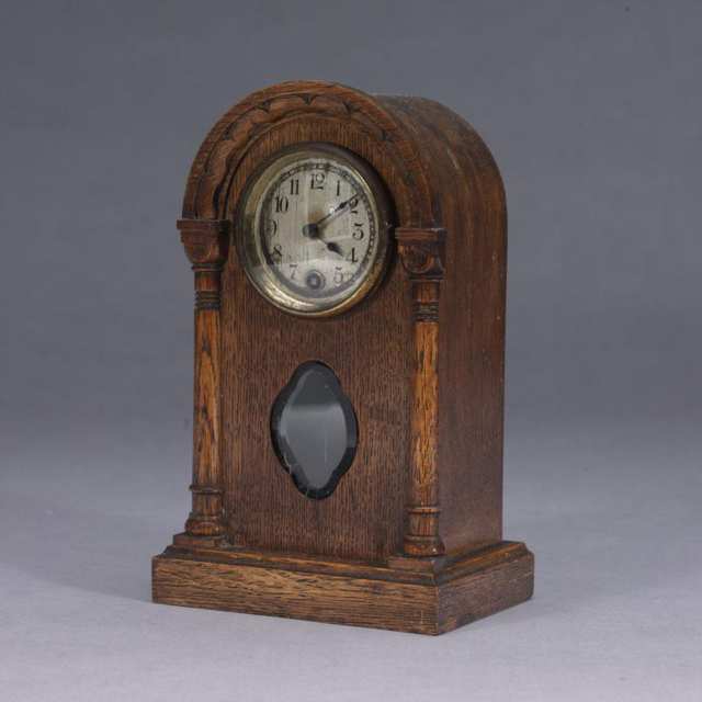 Junghans Small Oak Timepiece, c.1890